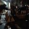 Holding the keel in order to tilt her on to the forklift
