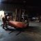 Lifting the 2000 lb. keel very carefully