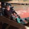 Moving the keel with pallet jacks