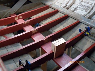 New keelson and floors