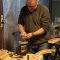 Shaping the transom with a router