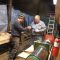Checking the grain for the ribs and a view of the steam chamber