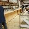 Putting epoxy on insert staves