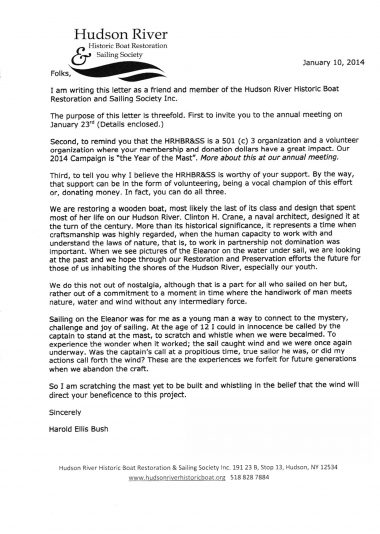 Harold's Letter 1