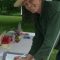 Ried Bielenburg at the Welcome Desk