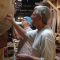 Caulking the waterline seams