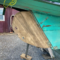 Sanded down the rudder